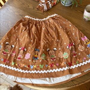 Disney Christmas skirt size Medium $50.00 plus shipping